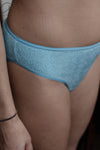BASERANGE Flared Shorts UNBE Collection France Portugal BAS-UNBE-VE-WI23-LAN Azure UNBE-BL